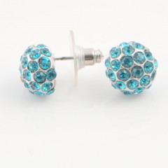 Swarovski Emerald Crystal Cluster Studs