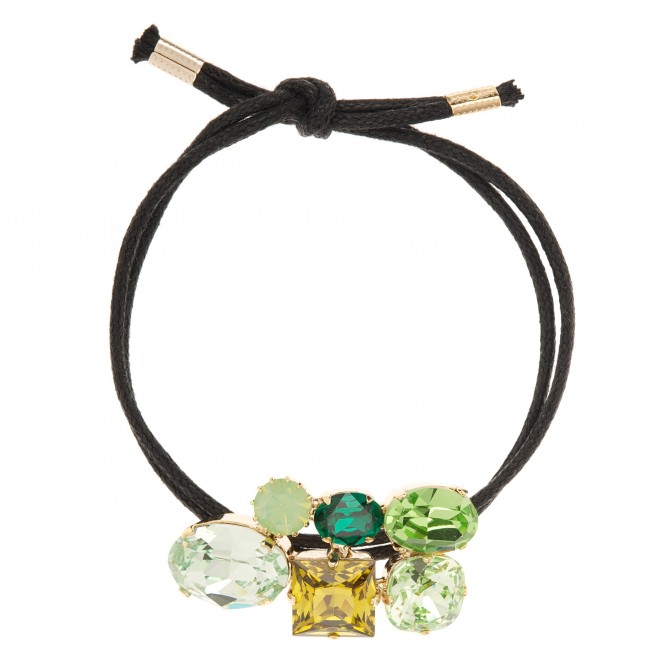 Martine Wester Crystal Craze Green Bracelet 