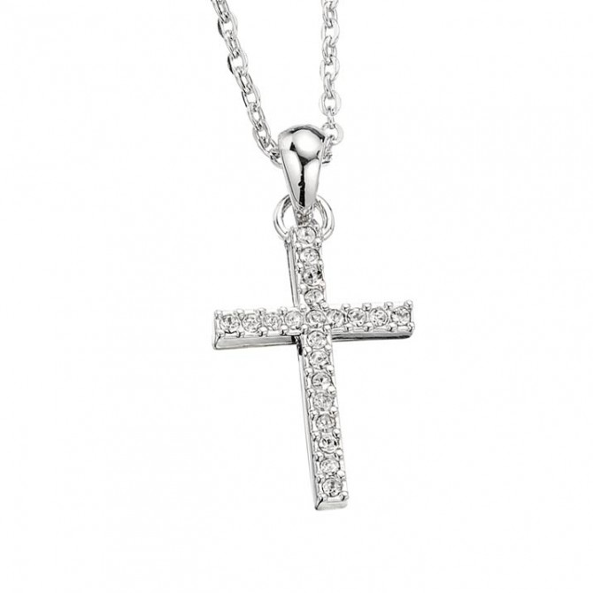 Swarovski Crystal Cross Pendant 