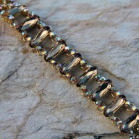 Gold Topaz Swarovski Crystal Bracelet