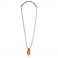 Martine Wester Crystal Craze Topaz Pendant Necklace Limited Edition