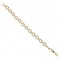 Gemini London Jewellery, Crystal Square Link Bracelet, Topaz AB and Topaz Swarovski Crystals. Gold Plated