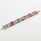 Multi Coloured Swarovski Crystal Bracelet Gemini Jewellery