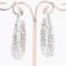 large hooped Swarovski Crystal earrings