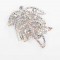 Leaf Swarovski AB Clear Swarovski Crystal Hair Comb