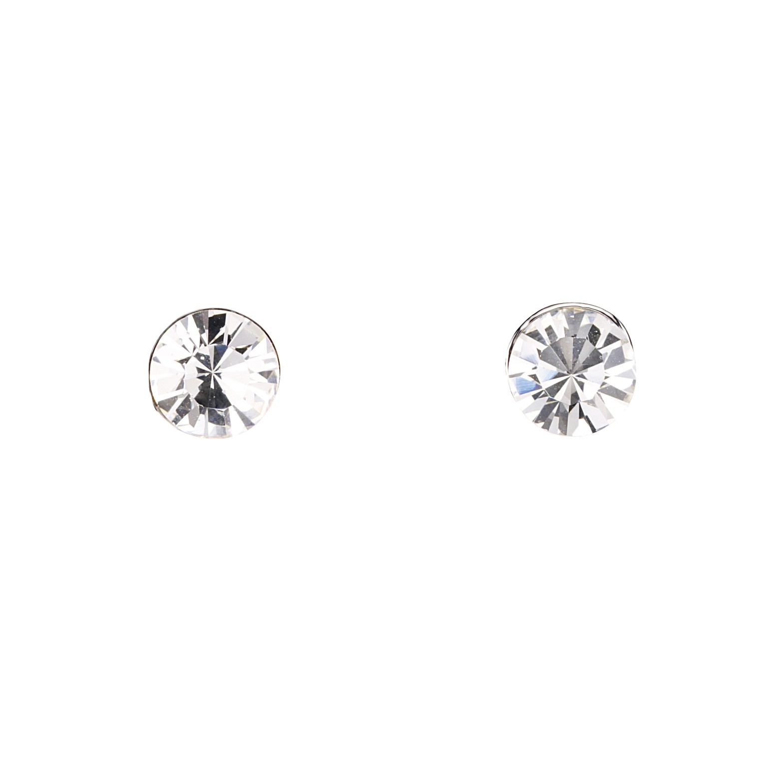 Swarovski Crystal Clear Crystal Stud Earrings, White Diamond Swarovski